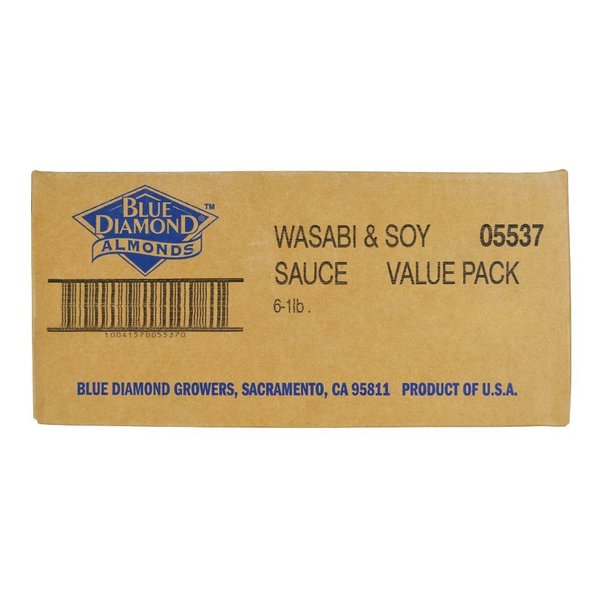 Blue Diamond Blue Diamond Bold Wasabi & Soy Sauce 16 oz. Almonds, PK6 05537